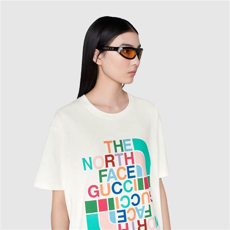 north face gucci t-shirt|sudadera north face gucci.